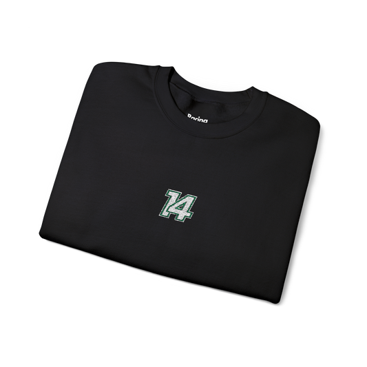 #14 Fernando Alonso Embroidered Crewneck - Black
