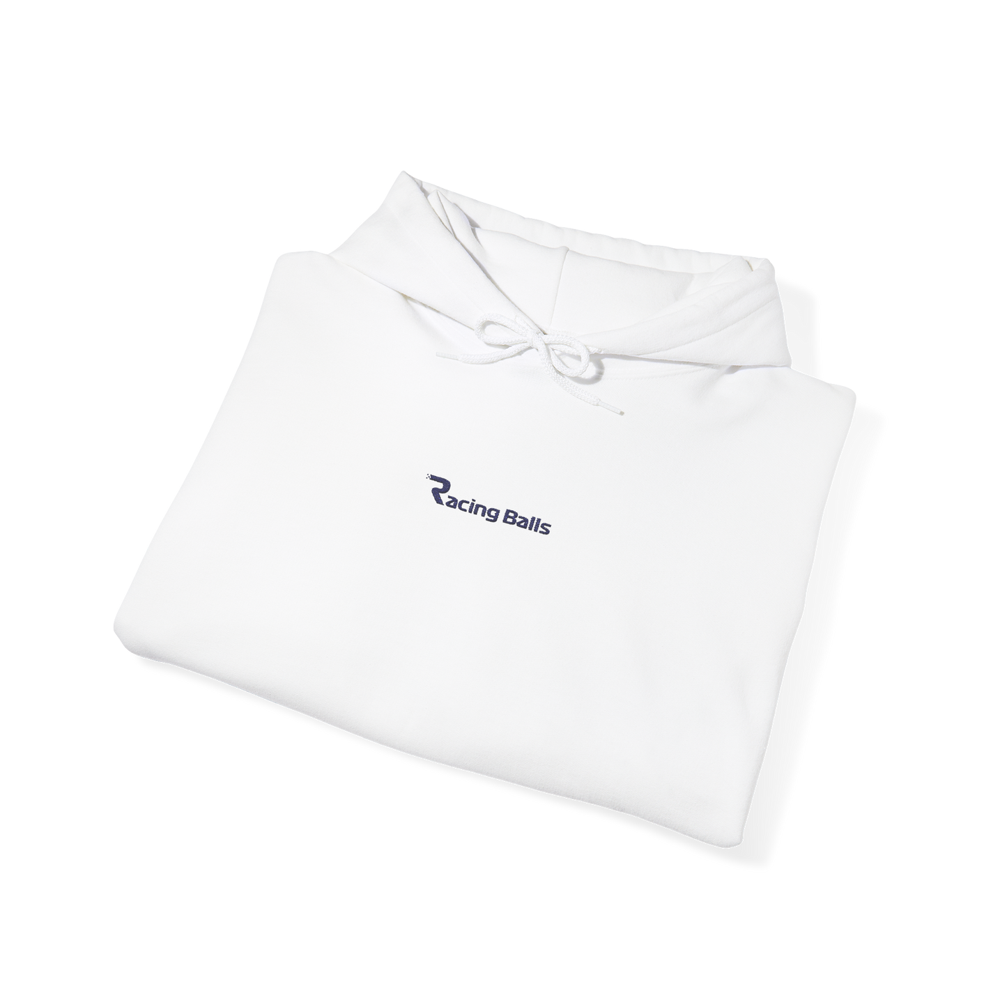 Racing Balls F1 Embroidered Hoodie - White