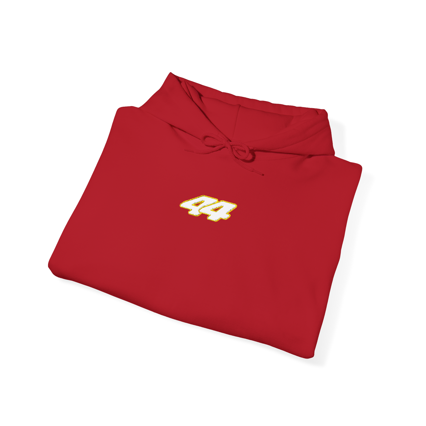 #44 Lewis Hamilton Embroidered Hoodie - Red