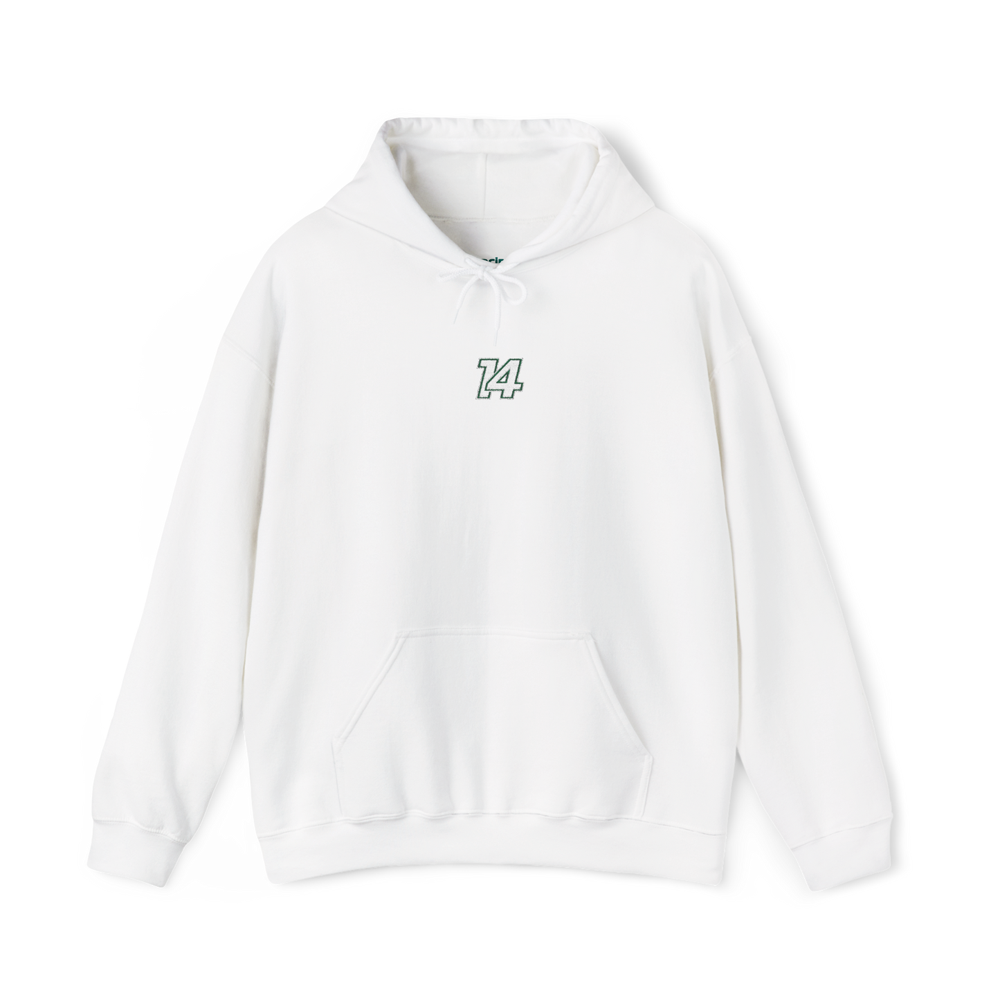 #14 Fernando Alonso Embroidered Hoodie - White