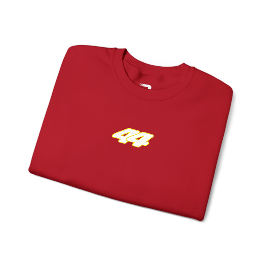 #44 Lewis Hamilton Embroidered Crewneck - Red