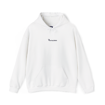 Racing Balls F1 Embroidered Hoodie - White