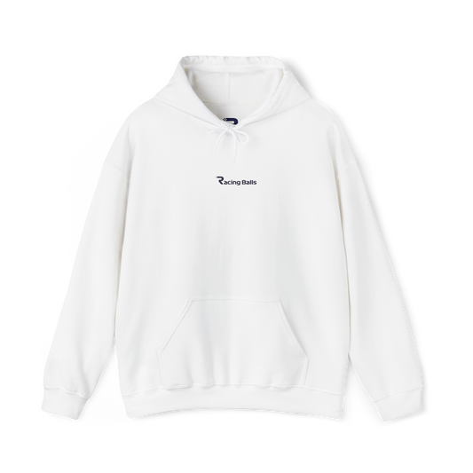 Racing Balls F1 Embroidered Hoodie - White