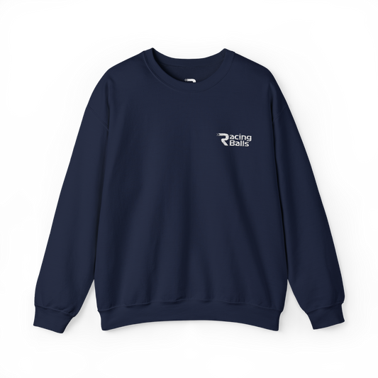Racing Balls F1 Embroidered Crewneck - Navy