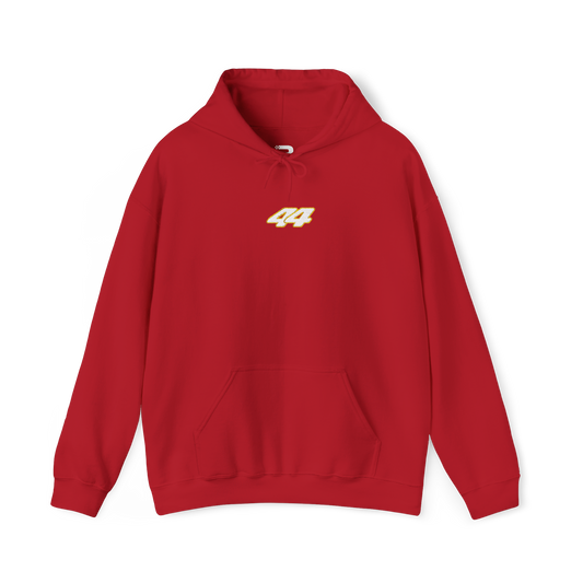 #44 Lewis Hamilton Embroidered Hoodie - Red