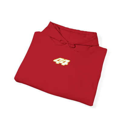 #44 Lewis Hamilton Embroidered Hoodie - Red