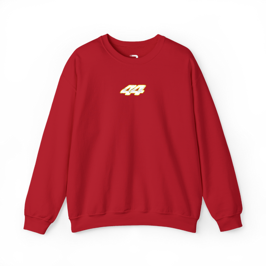 #44 Lewis Hamilton Embroidered Crewneck - Red